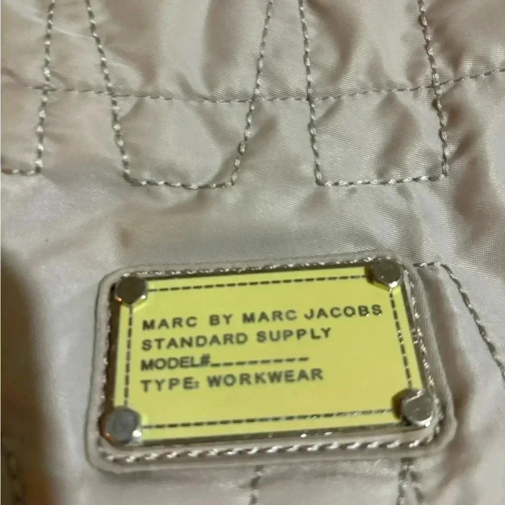 Marc by Marc Jacobs beige nylon handbag